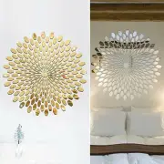 Waterproof 3D Mirror Tiles Wall Stickers Decal Self-Adhesive DIY Home Art Decor