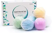 Set of 6 Bath Bombs with Magic Growing Capsules, Sea Collection, Vanilla Fragrance, Funny Bubble Bath