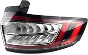 Car LED Tail Light Brake Warning Lamp Rear Taillight Assembly，Compatible with Edge 2015-2018 HT4Z13404D HT4Z13405E(Right)