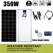12V 350W Fixed Solar Panel Kit Mono Generator Caravan Camping Charging 350 Watt