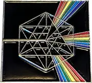 [Generic] Star Prism Lapel Pin, Metal, no gemstone