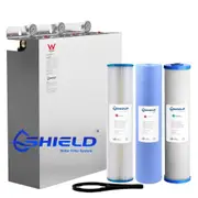 Whole House Water Filter System 20'' x 4.5'' 3 Stages Cover UV Resistance
