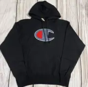 Champion Men SZ XLarge Reverse Weave Black Hoodie NWT (F)