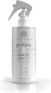go-Kera Magic Liss Leave In Hair Spray, Anti-Frizz Leave-In Conditioner, Anti-Humidity, Waterproof, Glassy, Smooth and Straight Finish, Lasts up to 5 washes - 200 ML