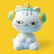 Cat Bobbleheads for Car Dashboard,Dashboard Decorations,Cute Cartoon Bobblehead Toy,Office Accessories, Cab Accessories,Interior Decoration, Best Gift (Arrogance)