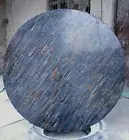 Blue Tiger Stone Console Table Top Natural Marble Inlay Work Handmade Furniture