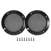 2Pcs 4 Inch Speaker Speaker Grille Speaker Replaceable Round5403