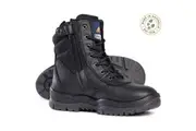 Mongrel Mens High Leg ZipSider Safety Work Boots 251020 - Black