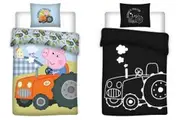 Peppa Pig George Glow in the Dark Quilt Cover Set - Single Bed Size