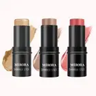 3 Pcs Cream Contour Sticks, Shades With Highlighter & Shadow & Blush, Shimmer Cr