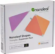 Nanoleaf Shapes WiFi and Thread Smart RGBW Triangles Expansion Pack