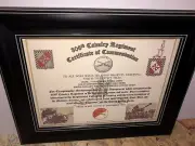 306TH U.S. CAVALRY REGIMENT / COMMEMORATIVE - CERTIFICATE OF COMMENDATION