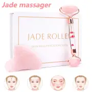 Jade Face Massagers Roller Gua Sha Board Facial Beauty Tool Anti Ageing xsaSK