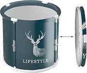 Foldable Bathtub for Adults - Portable Bathtub, Adult Soaking Bucket | Foldable Adult Bath Bucket, Soaking Bathing Tub for Adults, Separate Family Bathroom SPA Tub for Hot Bath Ice