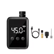 Bike Pump Portable Air Compressor, 130 PSI Mini Bike Tire Pump with Gauge.