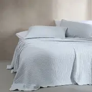 Calvin Klein Essential Garment Washed Cotton Jacquard Coverlet, King