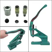 Green Hand Press Machine, Dies for Fixing T3 T5 T7 KAM Rivet Leathercraft UK