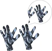 Generic 1 Pair Hand Cream Facial Mask Hand Moisturizer Gloves Hand Care Gloves Hand Care Mask Black Aluminum Platinum Paper