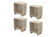 4x Boyle Wooden 10x14cm DIY Craft TV Money Box Coin Storage Art Craft Organiser