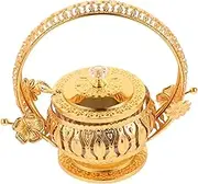 IWOWHERO 1 Set Vintage Sugar Jar Condiment Pot with Lid Elegant Spice Container Canister for Salt Chili and Pepper for Kitchen Home Restaurant Use