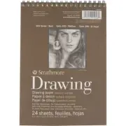 Strathmore Medium Drawing Spiral Paper Pad 6"X8"-24 Sheets