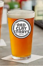 The Red Clay Strays - Rock and Roll - 16oz Pint Beer Glass Pub Barware 254