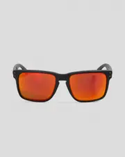 [Oakley] Oakley Men's Holbrook Xl Sunglasses in Matte Black/Ruby One Size Matte Black/Ruby
