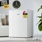 70L Bar Fridge Portable Mini Fridge 5L Separate Chiller 6 Levels Eco 60W White