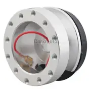 Silver Steering Wheel Quick Release Short Hub Adapter Boss Kit For Nissan Models