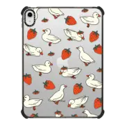 iPad 10.9-inch (10th gen) iPad Impact Case ducks and strawberries
