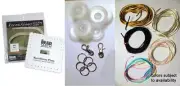 Kumihimo Braiding Starter Kit Square Disc, Bobbins Cord, Findings, Instructions