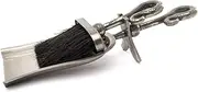 Antique Pewter Crook Handled Hearth Tidy