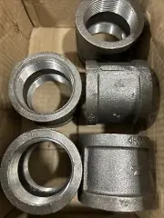 5 PACK Anvil 0310081203 Fnpt, Malleable Iron Coupling, Class 150