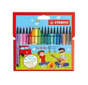 Stabilo 68 Fibre Tip Pens Mini (Assorted) [Wallet 18]