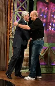 Jay Leno and Dr Phil McGraw Historic Television Old Photo