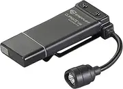 Streamlight 61125 ClipMate USB Rechargeable Clip-On Light with Black/White/Red LED