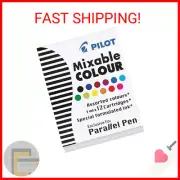 PILOT Parallel Mixable Color Ink Refills for Calligraphy Pens, 12 Colors, 12-Pac