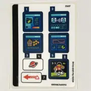 LEGO STICKER SHEET 60439 Space Science Lab Decals Stickers City Town