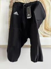 NWT Adidas Performance Climalite Men Integrated Black Pad Pant 690PA LARGE $55