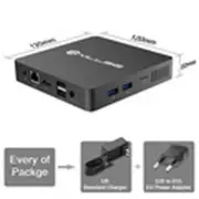 Mini PC Intel Celeron N3350 CPU 6G RAM 64G ROM USB3.0 Win10 WiFi Bluetooth 4.2