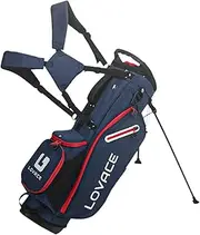 Ｓｉｍｈｏａ Golf Bag with Stand Golf Club Bag Holder with Shoulder Straps Organizer Storage Case Club Carrying Bag for Training Practice