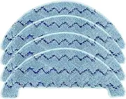 Compatible with ZACO A10 Robotic Vacuum Cleaner Accessories Kit Main Brush Side Brush Washable Mop Cloths Rags Parts Replacement (Color : 4 Mops)