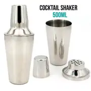 Cocktail Shaker - Stainless Steel - 500ml