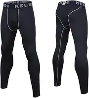 [KELME] Sports Compression Pants Men Leggings - Athletic Running Tights for Men and Kids