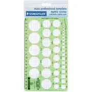 Staedtler Metric Circles Template