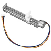 12V Stepper Motor Stroke 80Mm With Slider Motor For Diy Small Engraving Machine silver