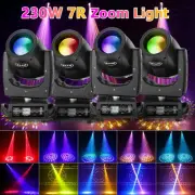 4x Beam 7R 230W Moving Head Light Mini Stage Light Effect DMX 512 for Disco Bar