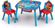 Delta Children Table & 2 Chair Set Kids Furniture with Storage Paw Patrol