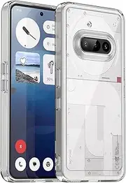 ELYCO Case for Nothing Phone 3a, Shockproof TPU + Hard PC Cover Anti-Scratch Back Cover Phone Case Transparent, Drop-Proof, Anti-Scratch Case (HD Clear)