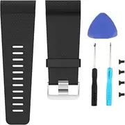 Muovrto Replacement Band for Fitbit Surge,Silicone Watch Strap Sport Watch Band